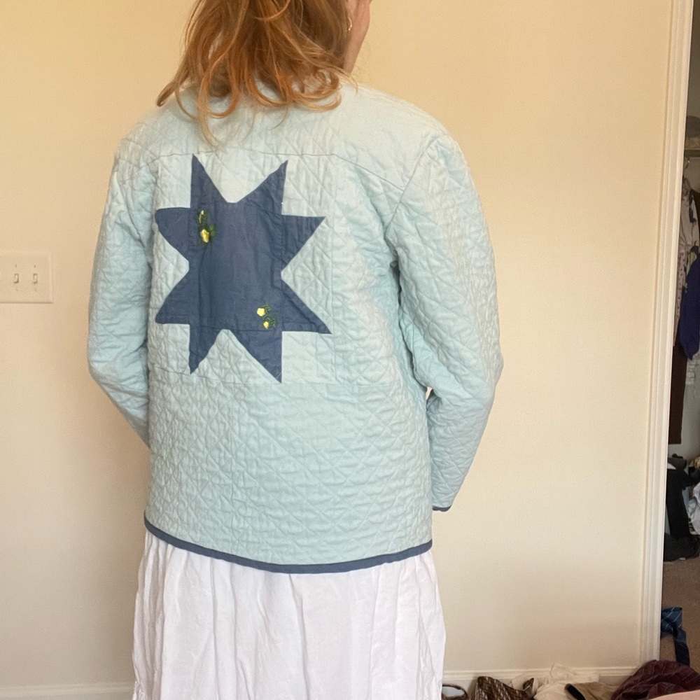Quilted coat size medium handmade